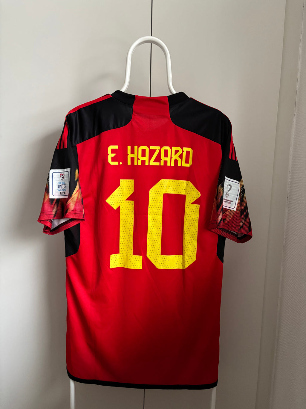 Eden Hazard - België 2022 - Wereldkampioenschap - Maat XL