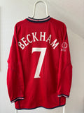 Beckham England 2002 FIFA World Cup – Original Vintage Fanversion - Str. M/L