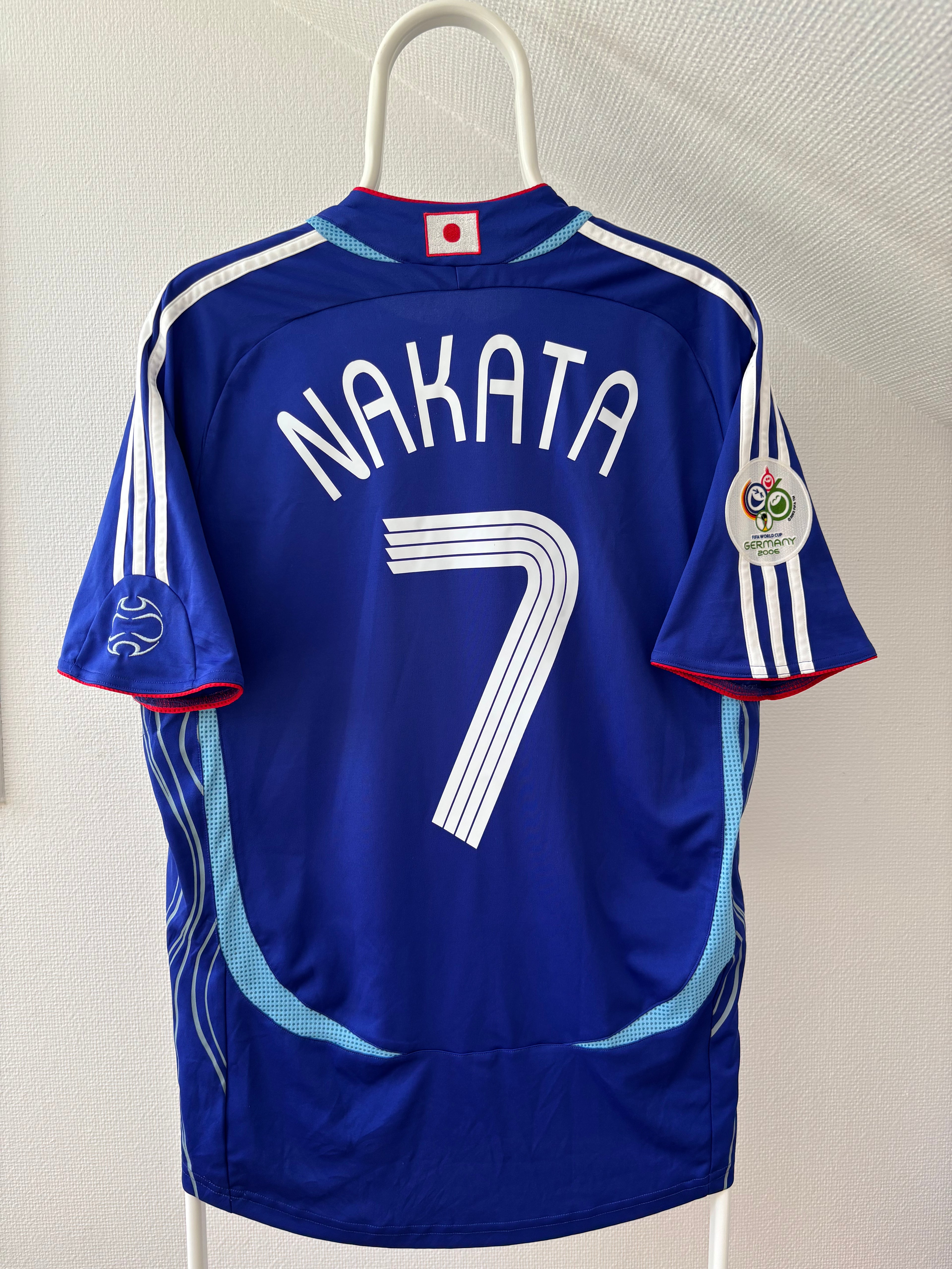 Nakata Japan 2002 FIFA World Cup Player Issue/Formotion Fodboldtrøje – Original Vintage Player Issue - Str. L