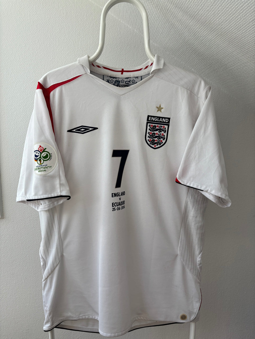 Beckham - England 2006 FIFA World Cup – Original Vintage Fanversion - Str. L