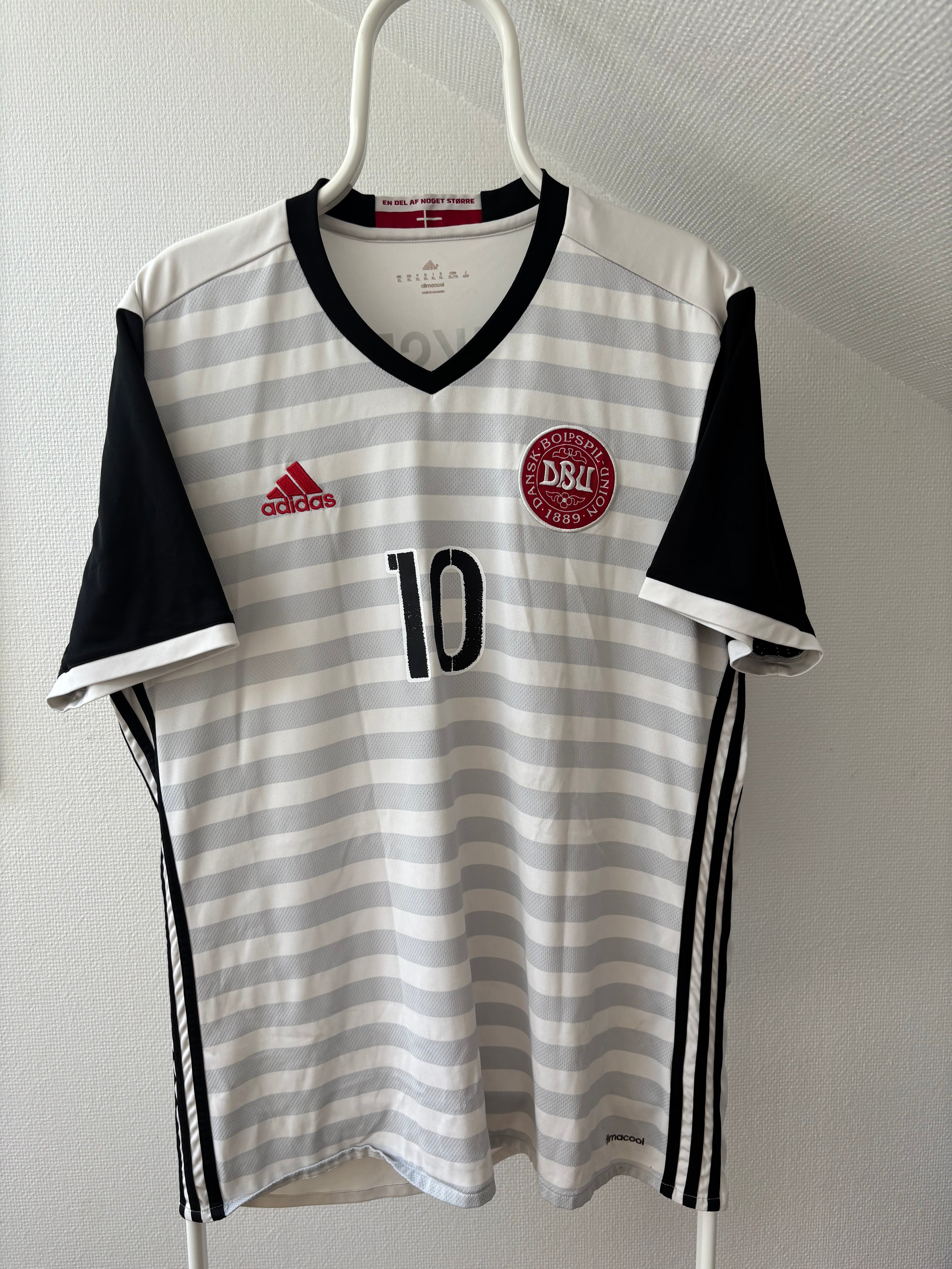 Eriksen - Danmark 2016 - Udebanetrøje – Original Vintage Fanversion - Str. XL