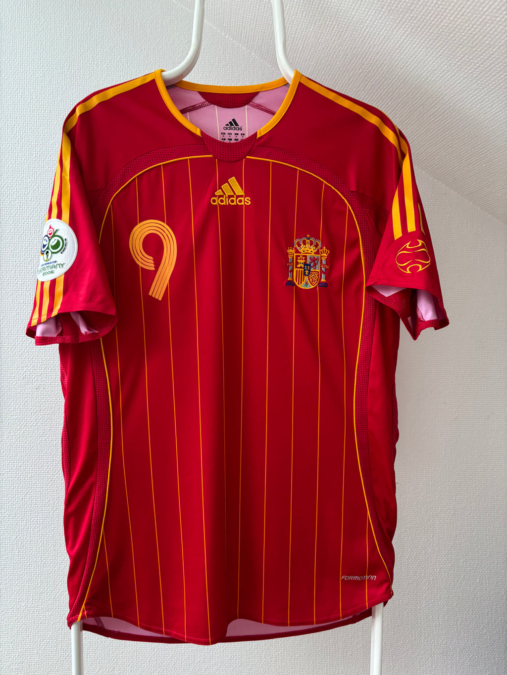 Torres Spanje 2006 Voetbalshirt - Origineel Vintage Spelersversie Maat M