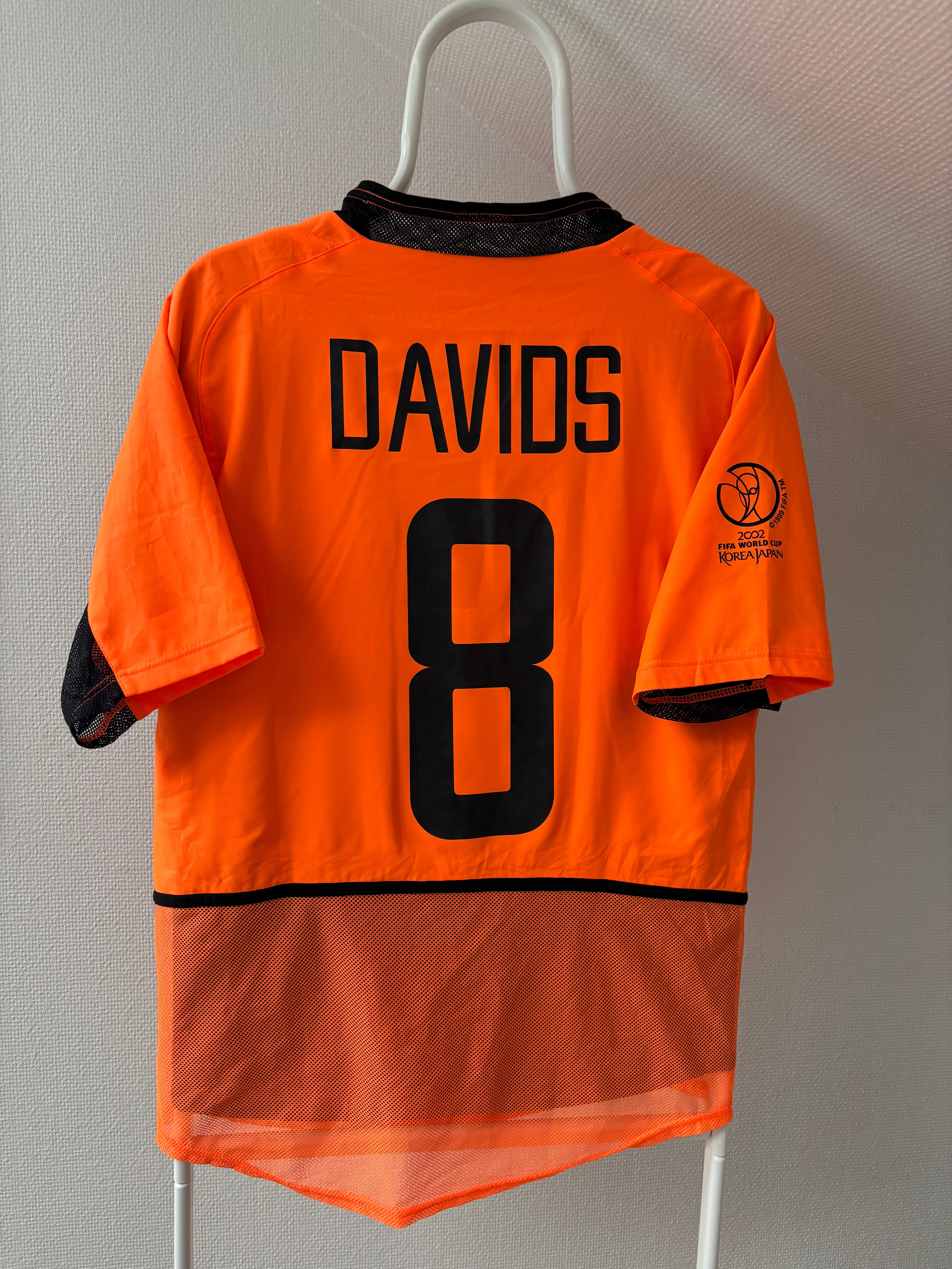Davids Nederland 2002 Voetbalshirt - Vintage Player Issue Maat S