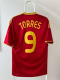 Torres Spanien 2009 Fußballtrikot — Original Vintage Fanversion