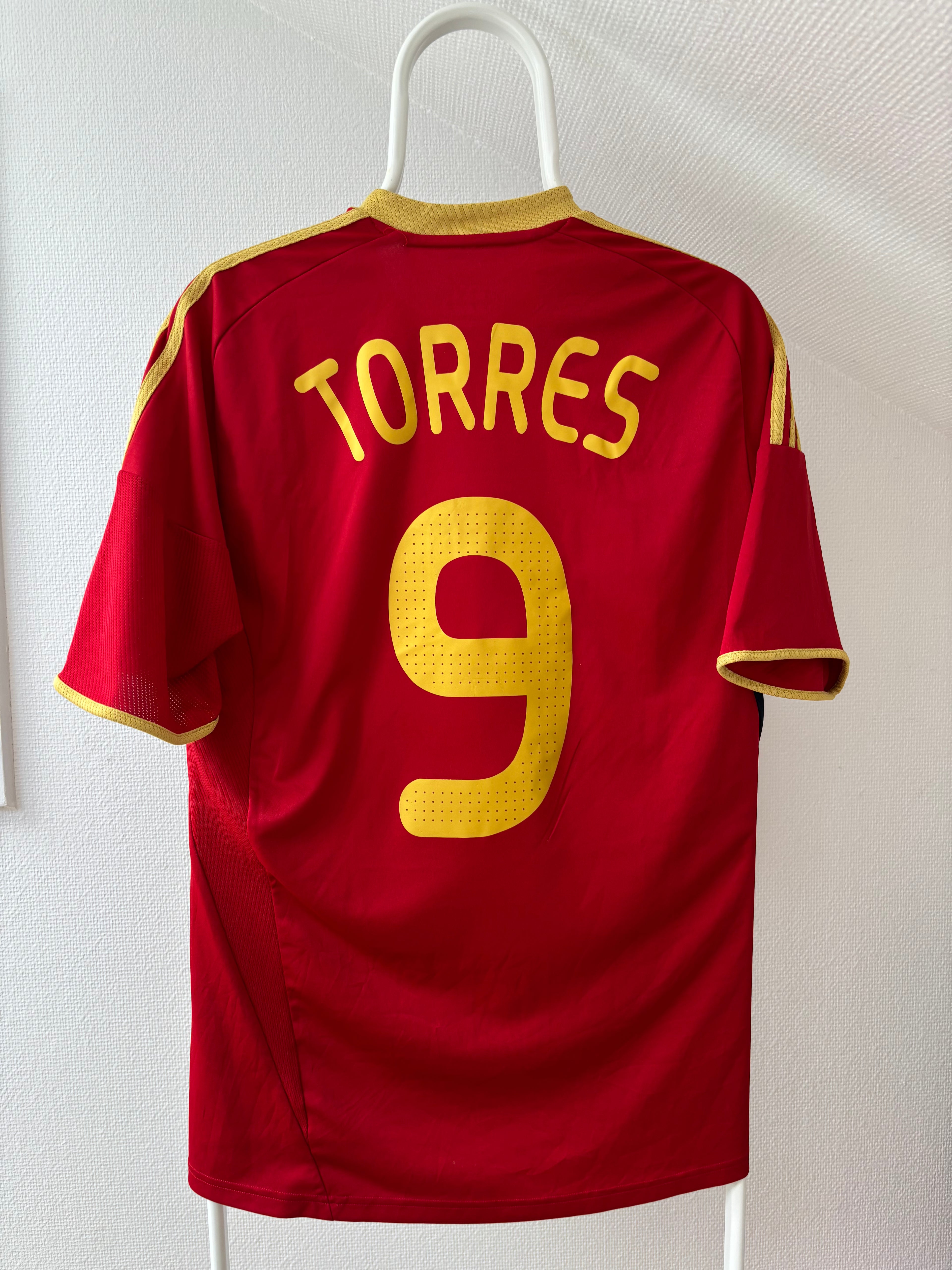 Torres Spanien 2009 Fodboldtrøje — Original Vintage Fanversion