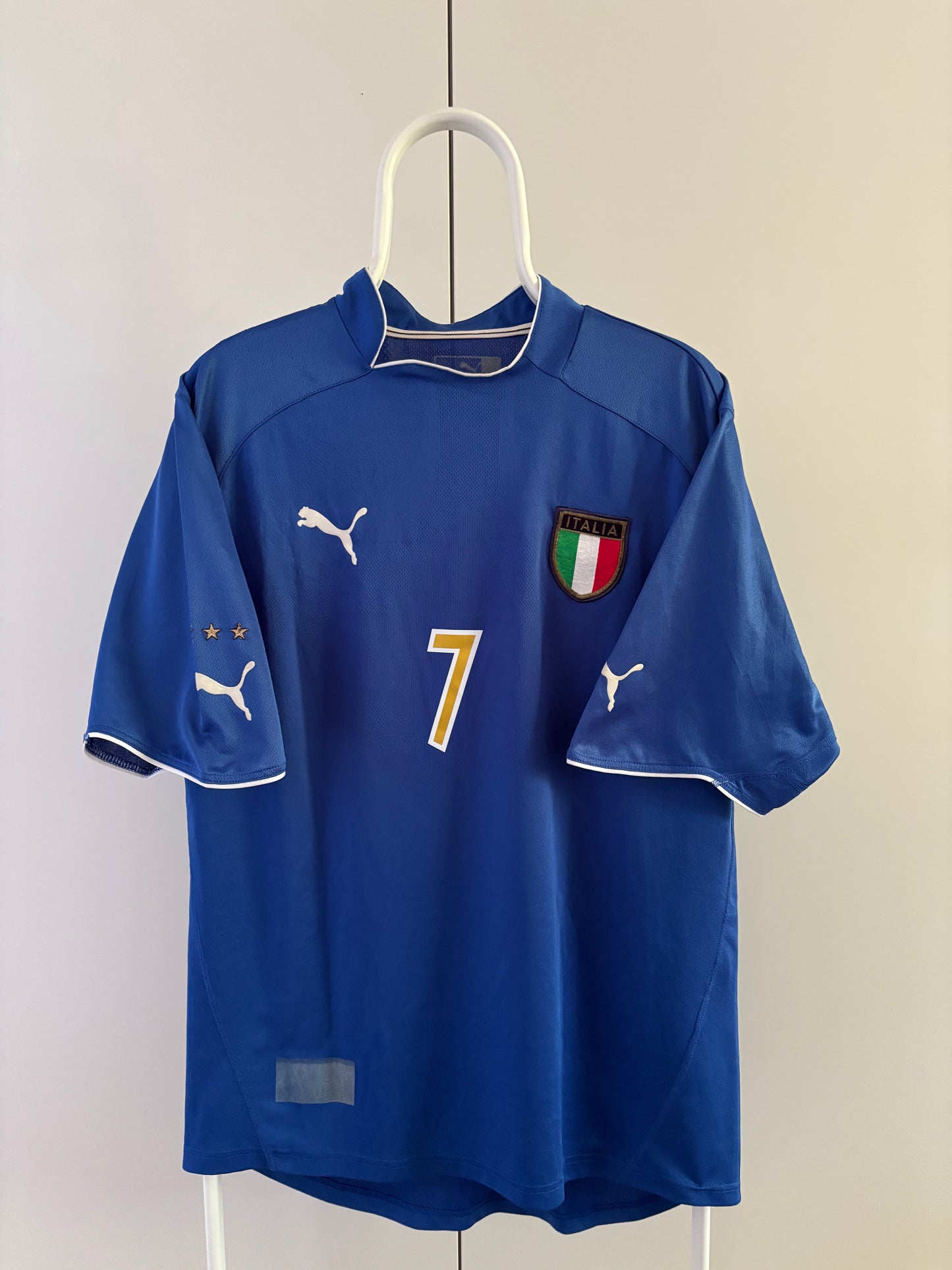 Alessandro Del Piero Italy 2003 original vintage football jersey front view