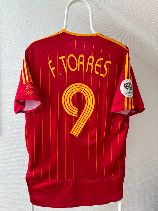 Torres Spanien 2006 Fodboldtrøje - Original Vintage Player Issue Str. M