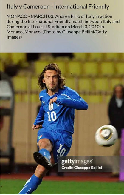 Andrea Pirlo - Italy 2010 - Player Issue (Ita-Cam-Friendly) - Size XL